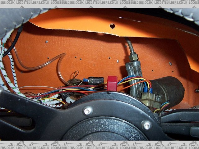 wiper motor/dash